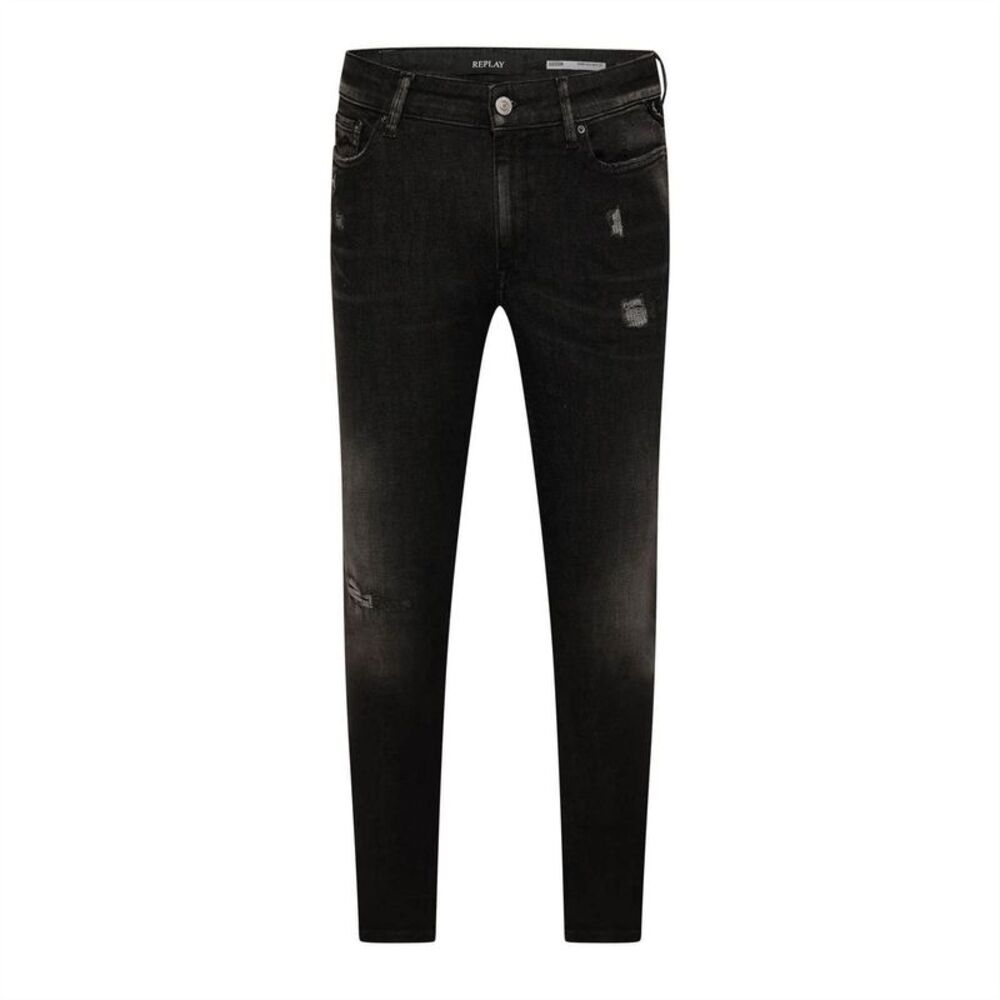 Replay Womens/Ladies Luz Ripped Skinny Jeans / Gray